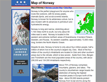 Tablet Screenshot of map-of-norway.com